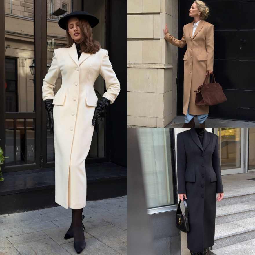 Women Formal Wear Business - Exquisite Women Wool Coat 1 Pieces