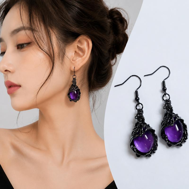 Vintage Purple Crystal Hollow  - đánh giá và giá Women'S Formal Wear Accessories