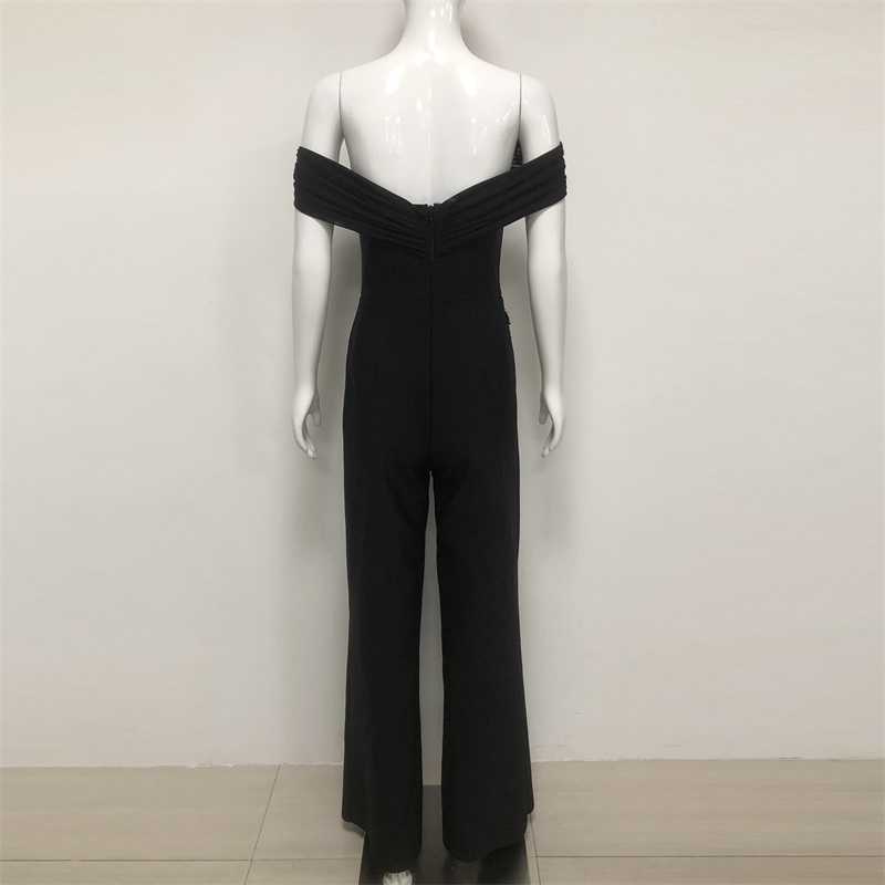 Black Crystals Women Jumpsuit  - đánh giá và giá Women'S Formal Jumpsuit Evening Wear