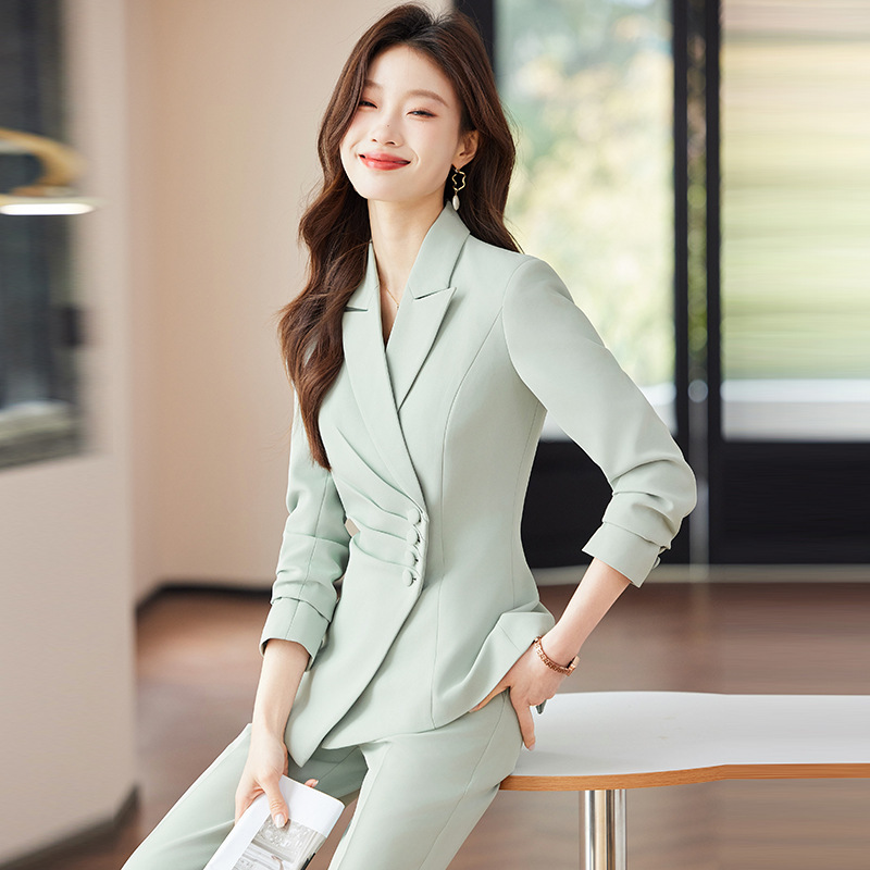 White women's business suit, p - đánh giá và giá Women Formal Wear Office