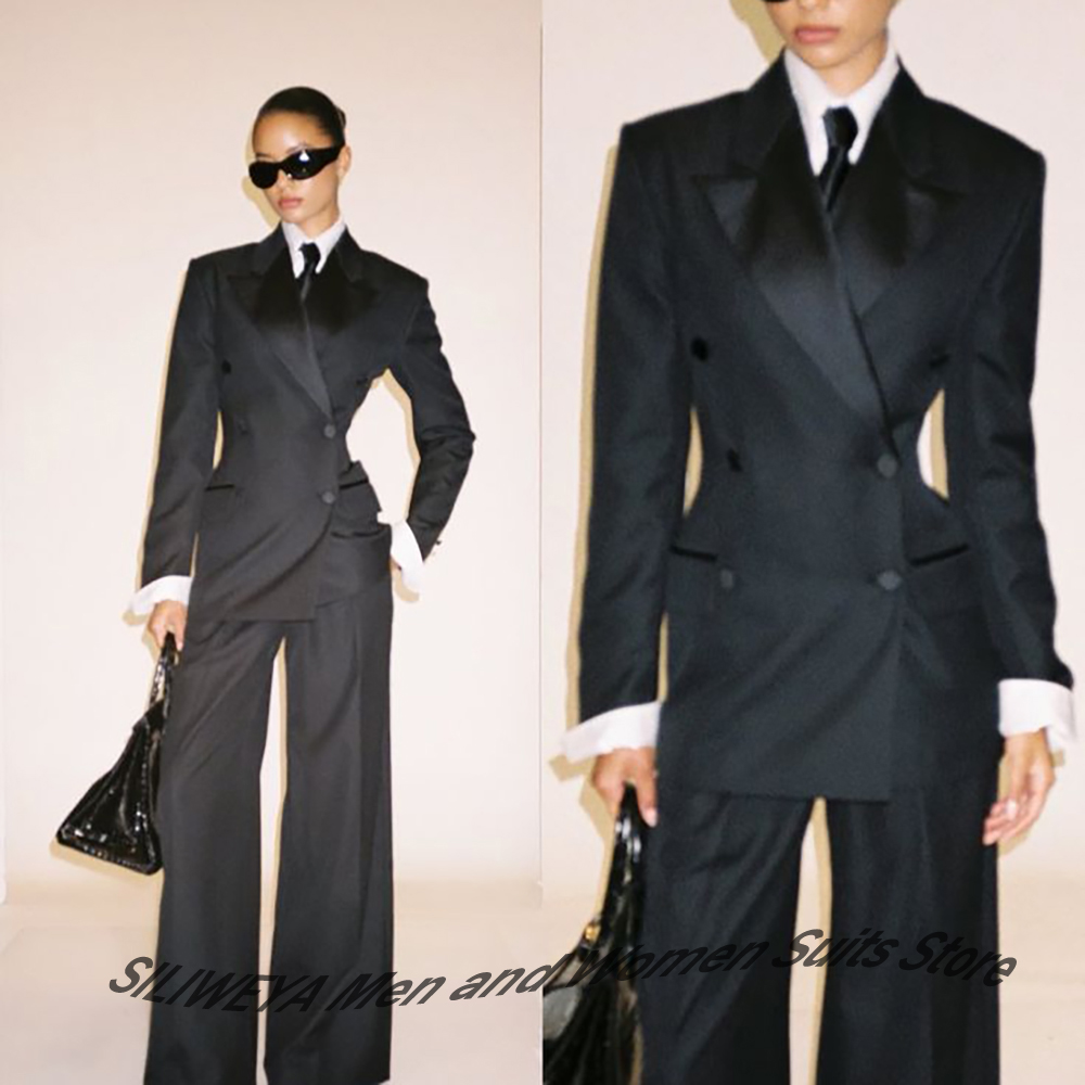 Professional Women's Black Dou - đánh giá và giá Women Formal Wear Office