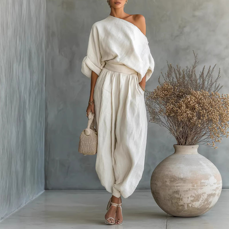 Elegant Skew Collar Long Sleev - đánh giá và giá Women Formal Wear Tops