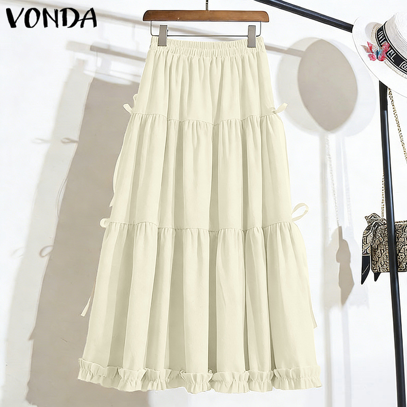 Plus Size 5XL VONDA Women Eleg - đánh giá và giá Pencil Skirt Midi