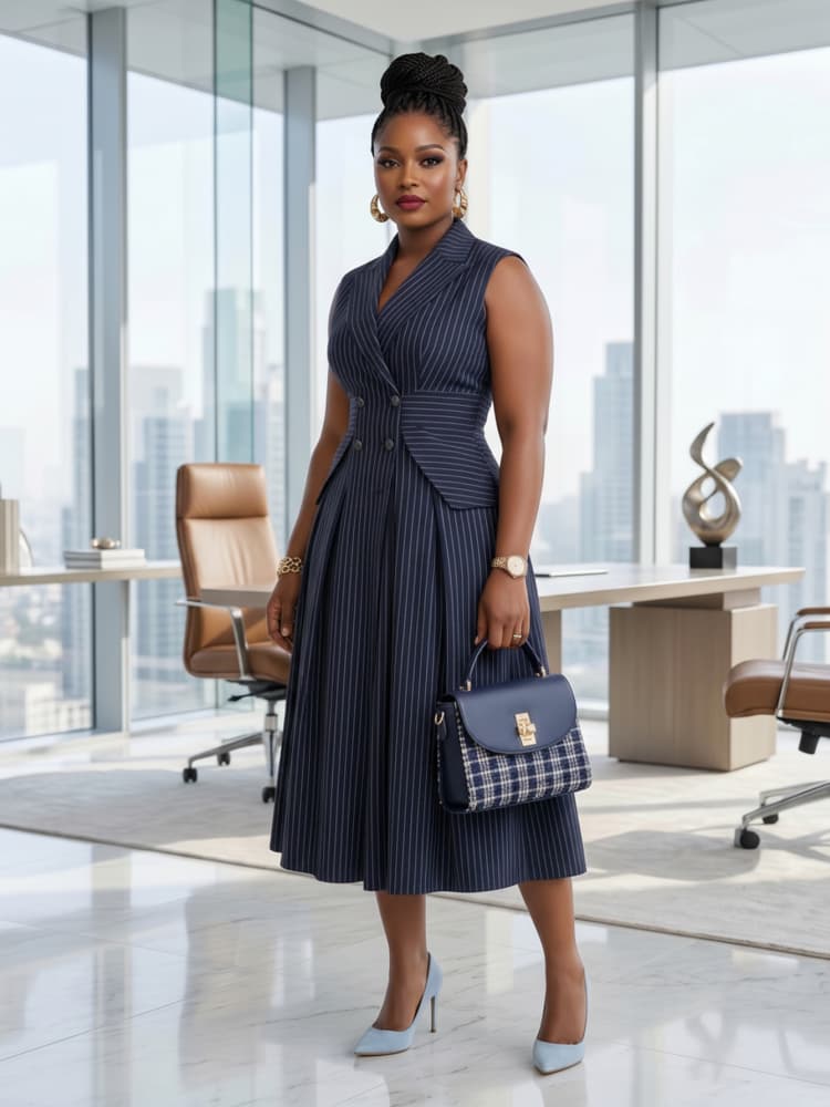 Plus Size Lapel Sleeveless Dou - đánh giá và giá Women Formal Office Wear Tops