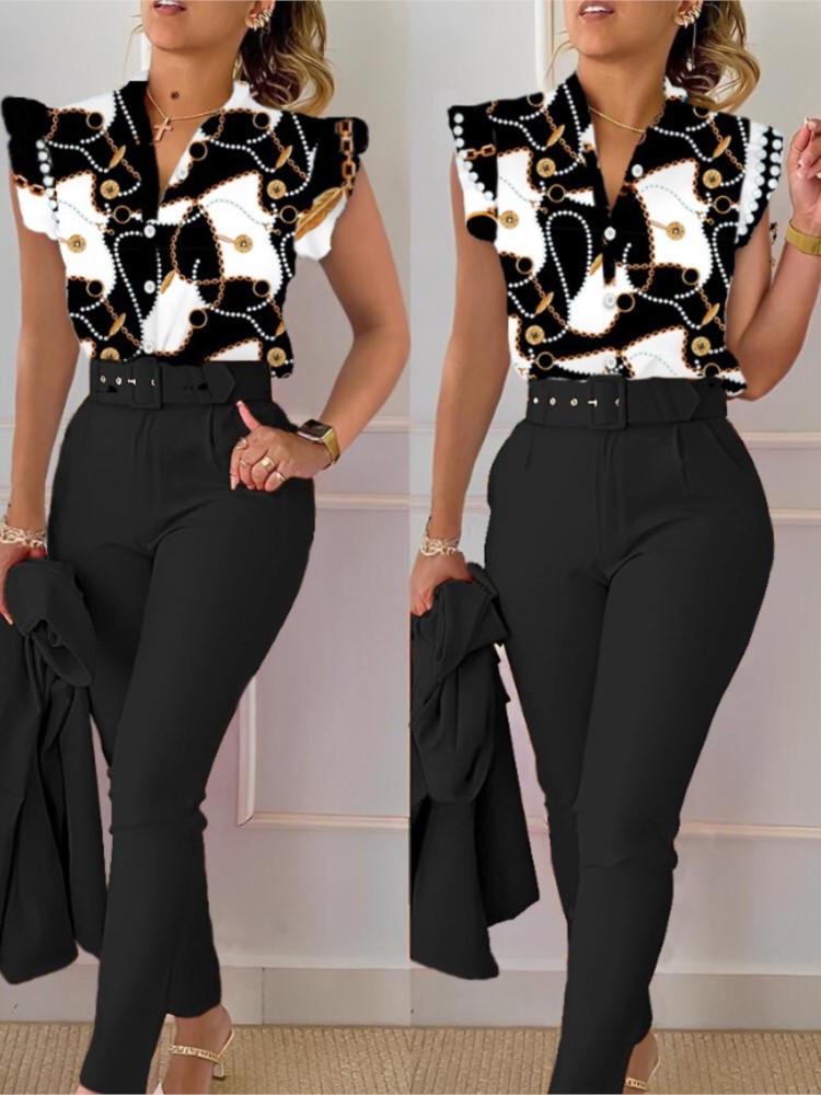 Womens Elegant Slim Two-Piece  - đánh giá và giá Women Formal Wear Tops