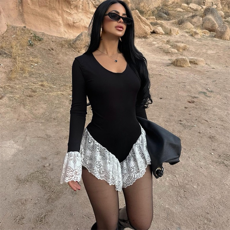 Black White Lace Women Jumpsui - đánh giá và giá Women'S Formal Jumpsuit Evening Wear