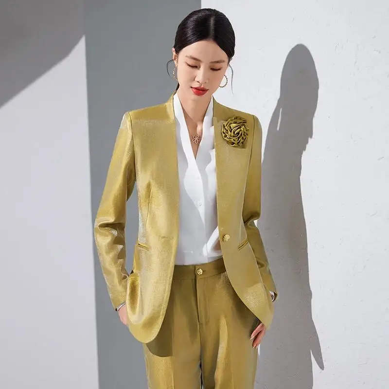 Pop Women Blazer Pants Sets Go - đánh giá và giá Women Formal Office Wear Tops