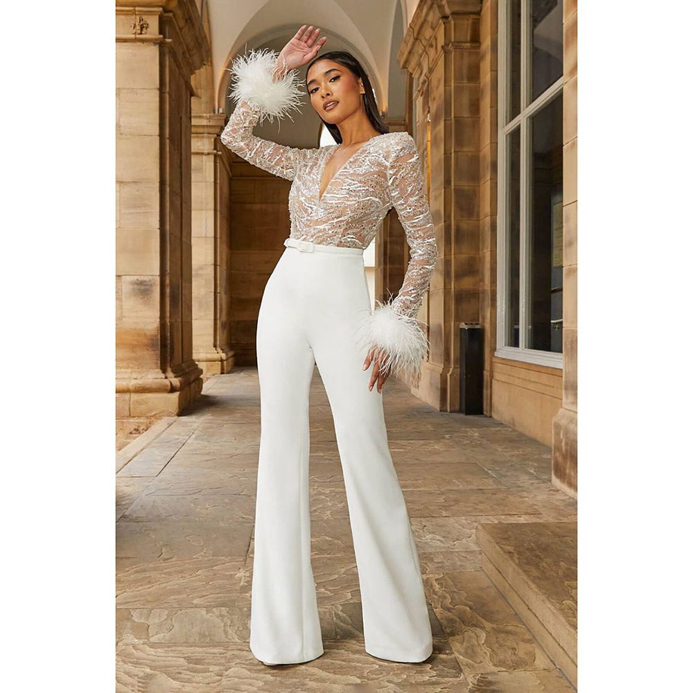 Chic Evening Dress Jumpsuits f - đánh giá và giá Women'S Formal Jumpsuit Evening Wear