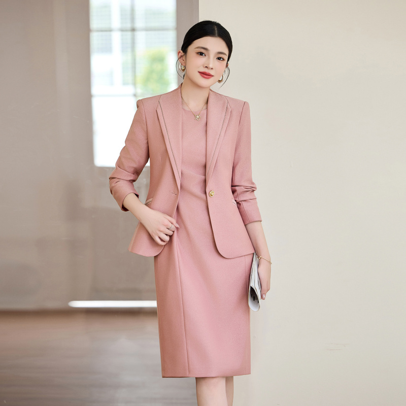 Pink suit for women2025New Pro - đánh giá và giá Women Formal Wear Office