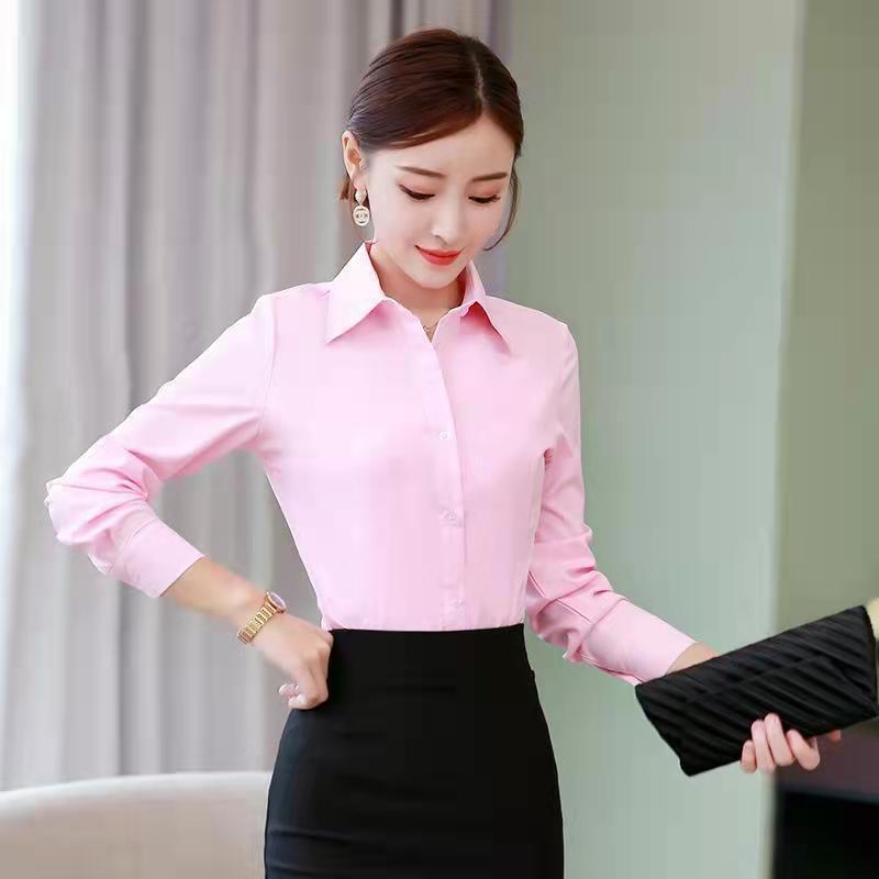 Korean Slim Black White Blouse - đánh giá và giá Women Formal Wear Office