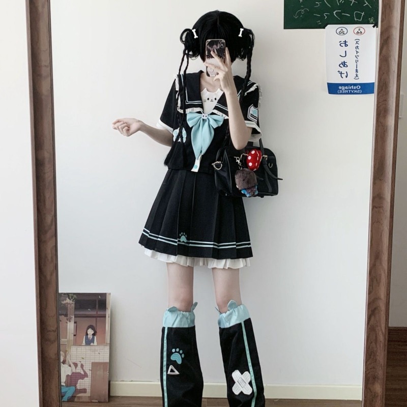 2025 New Japanese Korean Kawai - đánh giá và giá Pencil Skirt Midi