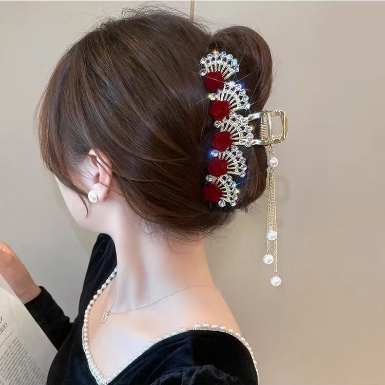 Vintage Red Floral Rhinestone  - đánh giá và giá Women'S Formal Wear Accessories