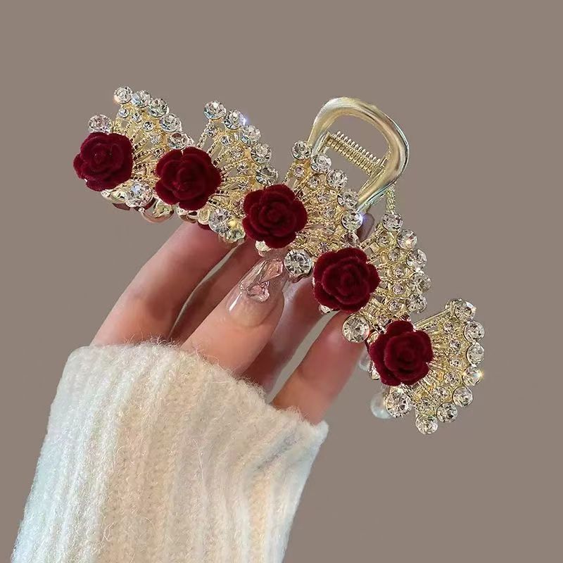 Vintage Red Floral Rhinestone  - đánh giá và giá Women'S Formal Wear Accessories