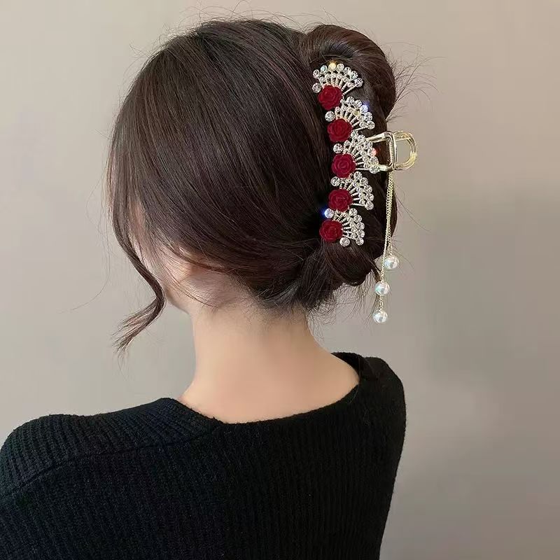 Vintage Red Floral Rhinestone  - đánh giá và giá Women'S Formal Wear Accessories