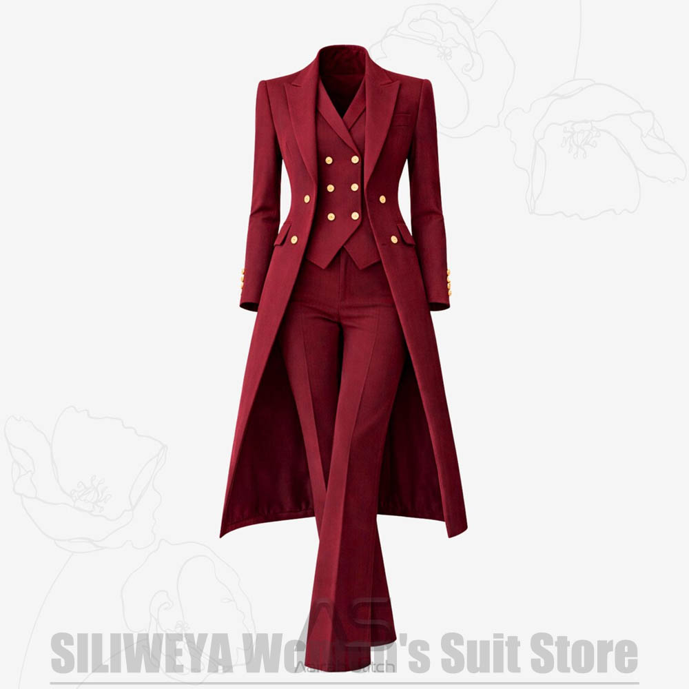 Women's Suit 3 Piece Double Br - đánh giá và giá Women Formal Wear Office