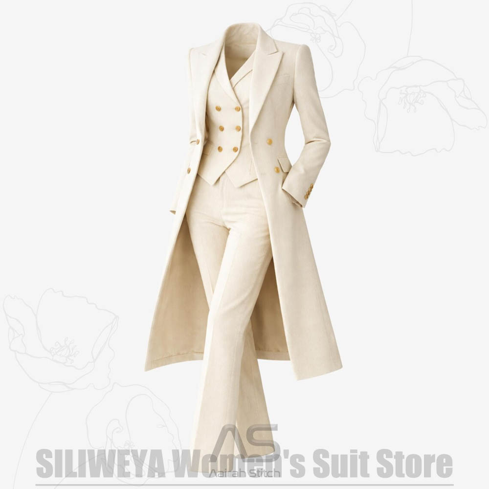 Women's Suit 3 Piece Double Br - đánh giá và giá Women Formal Wear Office