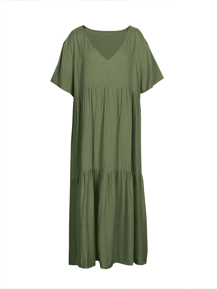 plus Size Women's V Neck Casua - đánh giá và giá Women Formal Office Wear Tops