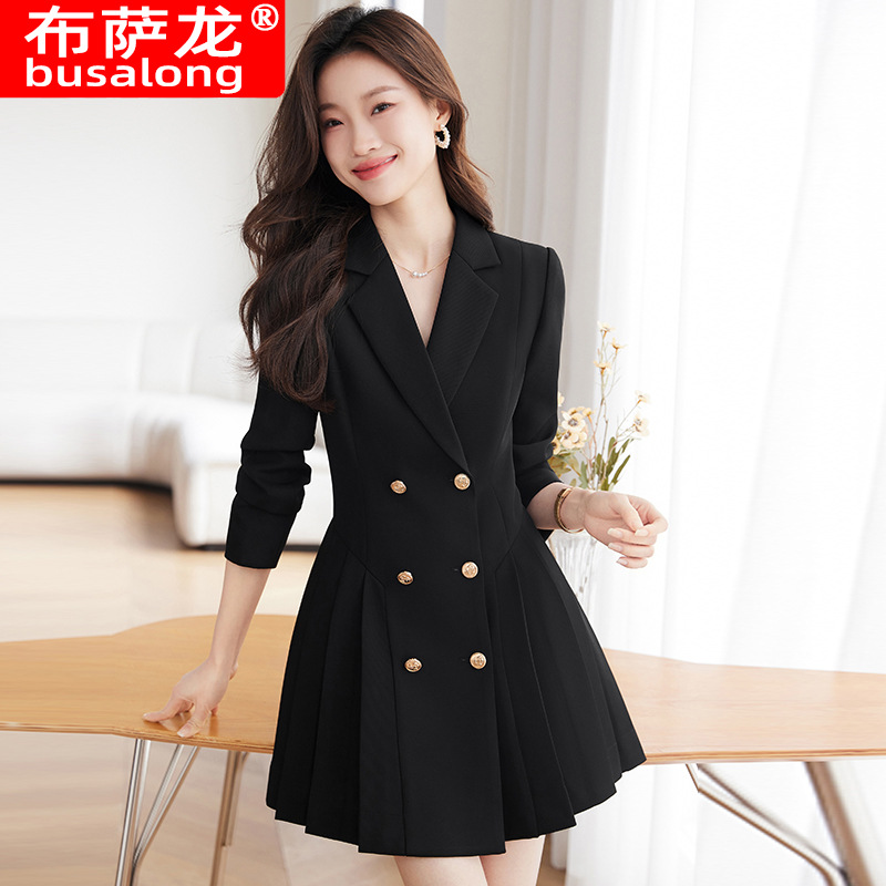 2025New Style Suit Collar Dres - đánh giá và giá Women Formal Wear Office