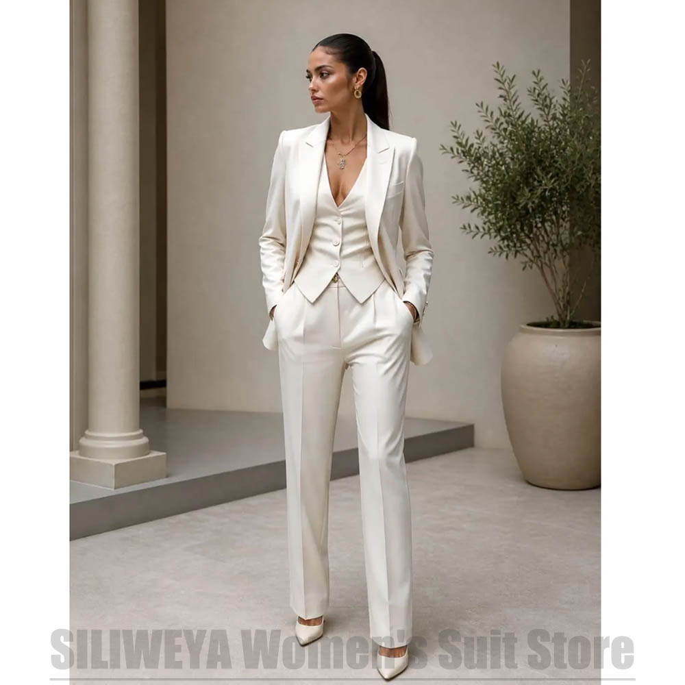 Women 3 Piece Suit Set Blazer  - đánh giá và giá Women Formal Wear Office