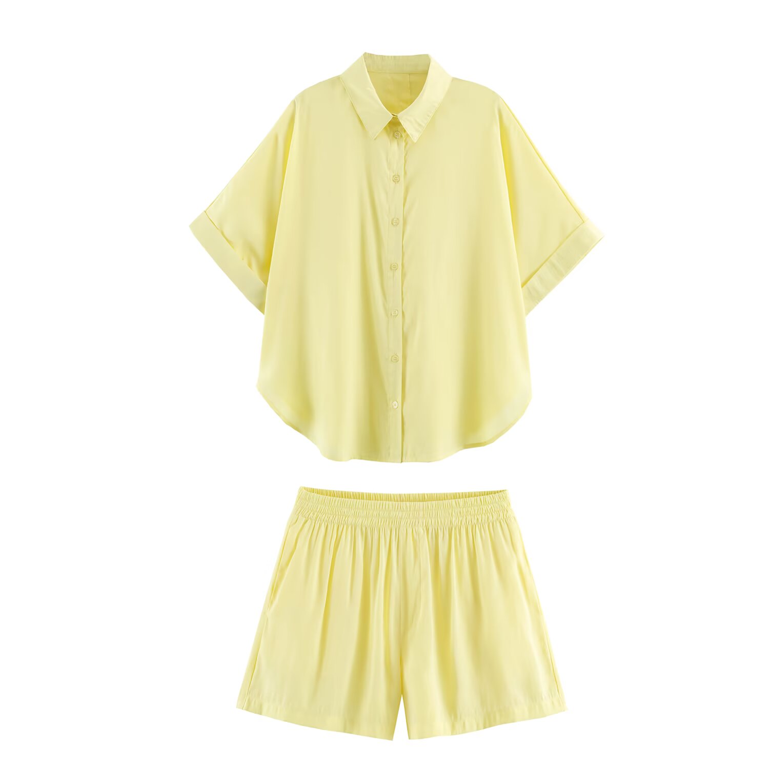Women Casual Shirt Shorts Suit - đánh giá và giá Women Formal Wear Tops